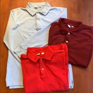 Long sleeved polo shirts: kids XXL 14-16